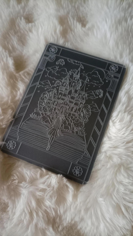 Engraved Kindle Case Insert | Reader Gifts | Bookish | Decor | Kindle Stickers | Booktok | castle adventure | dragons | fantasy | ACOTAR