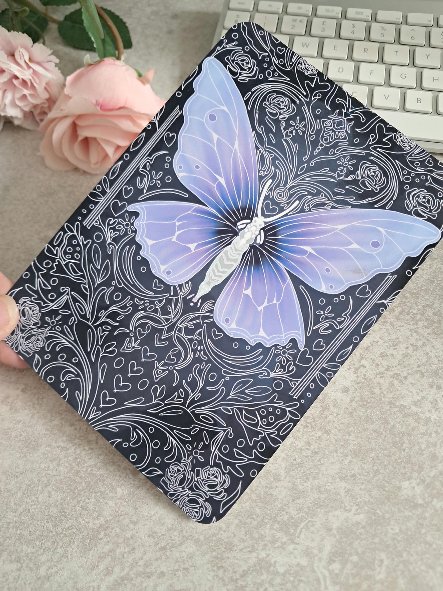 Printed Kindle Case Insert | Reader Gifts | Bookish | roses | Decor | Kindle Stickers | Booktok | fantasy romance kindle vinyl sticker girly
