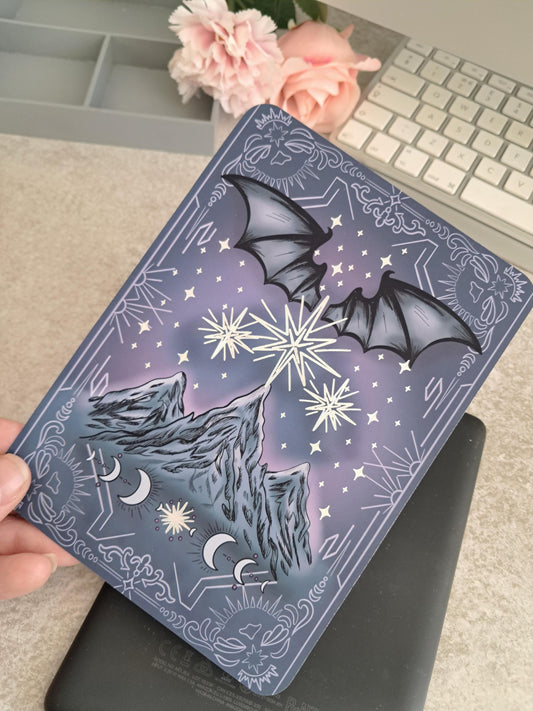 Foiled Kindle Case Insert | Reader Gifts | Bookish | Night | Decor | acotar Sticker | Booktok | romantasy | Moon Phase | fantasy | Starlight