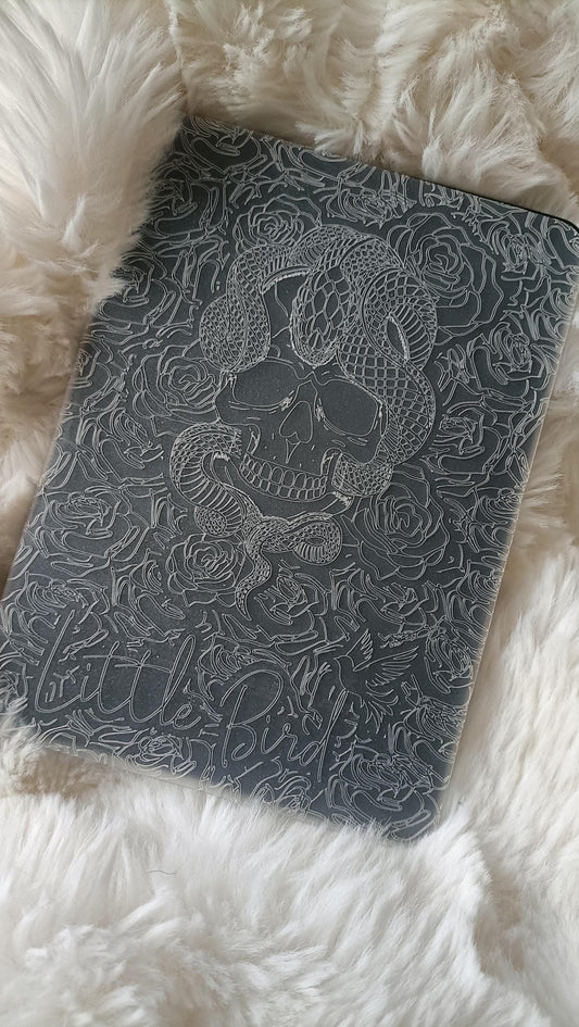 Engraved Kindle Case Insert | Reader Gifts | Bookish | viper rose| Decor | Kindle Sticker | Booktok | skull | fantasy | dark romance | snake