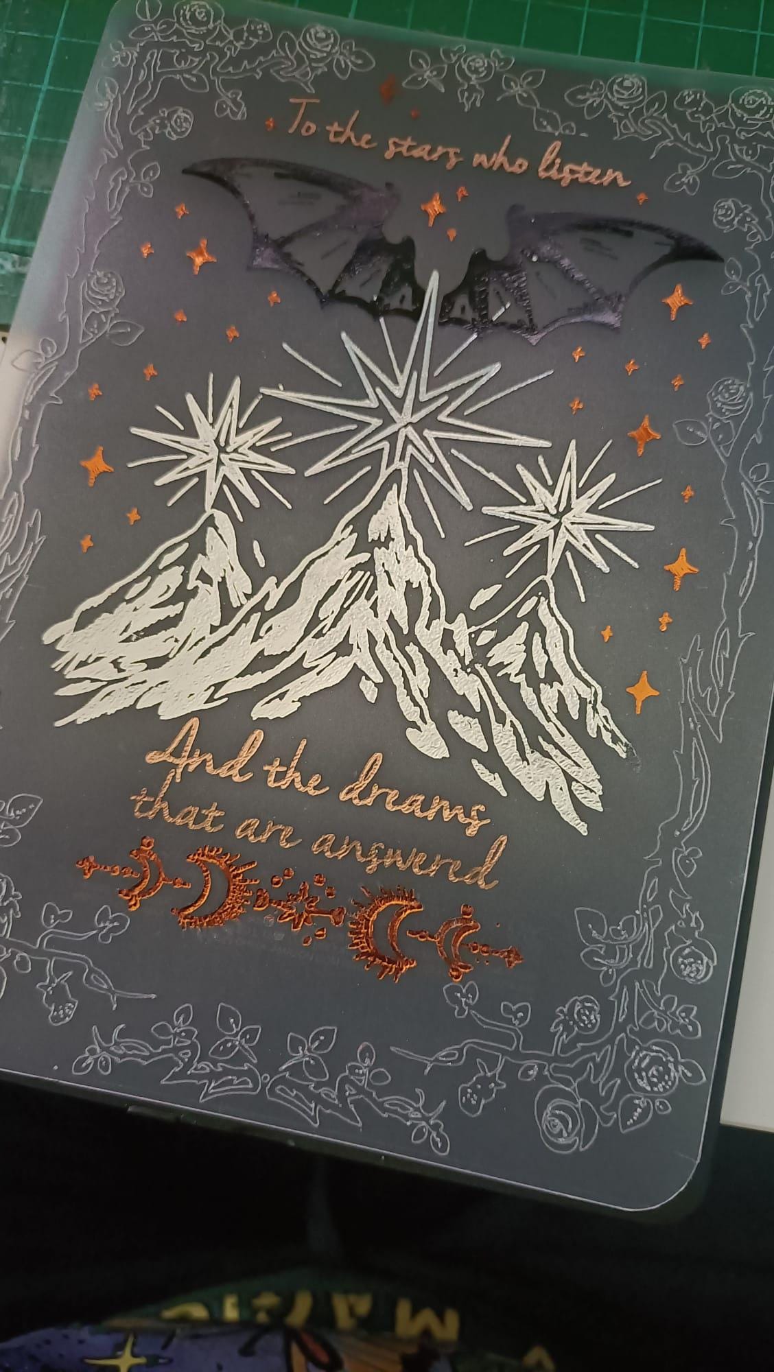 Foiled Kindle Case Insert | Reader Gifts | Bookish | Velaris | Decor | Kindle Stickers | Booktok | Rhysand | Faerie | Fae | fantasy | ACOTAR