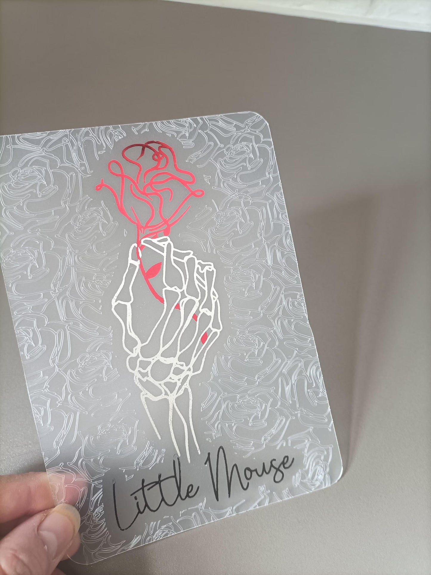 Haunting Foiled Kindle Case Insert Skin | Reader Gifts | Bookish | roses | Decor | Kindle Stickers | Booktok | skull | Halloween dark