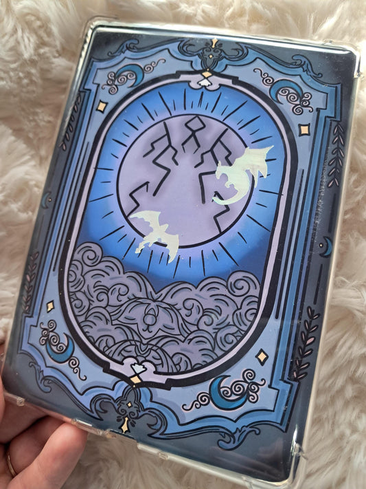 Foiled Kindle Case Insert | Reader Gifts | Bookish | Sticker | Booktok | dragons | fantasy | Romance | Romantasy | storm | iron flame ACOTAR