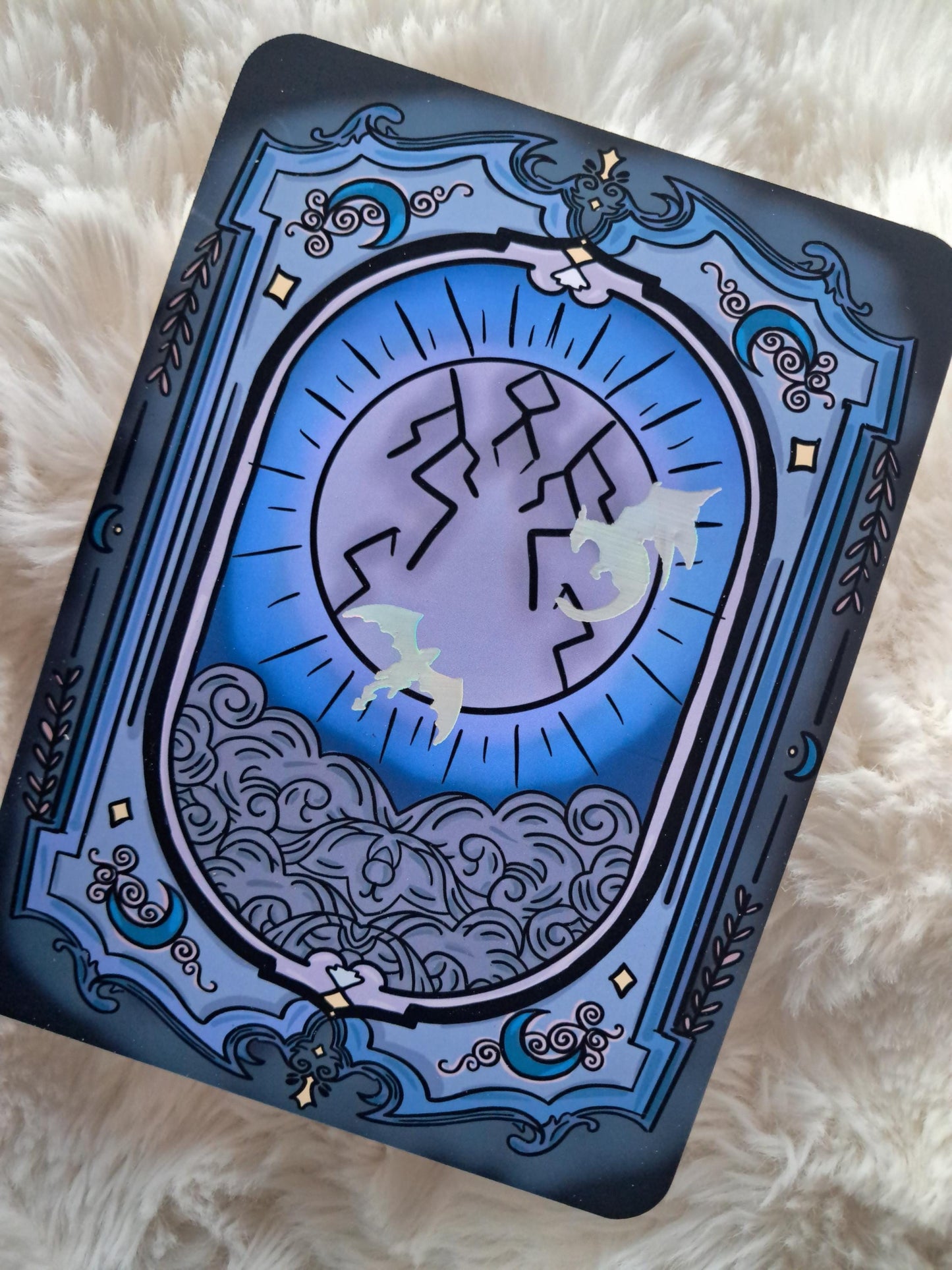 Foiled Kindle Case Insert | Reader Gifts | Bookish | Sticker | Booktok | dragons | fantasy | Romance | Romantasy | storm | iron flame ACOTAR