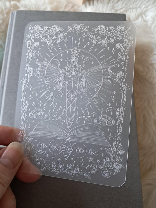 Engraved Plastic Fantasy Bookmark | Page Marker | Journal | Bookclub | Reading | Bookish Gifts booktok reader | unique | Dragon