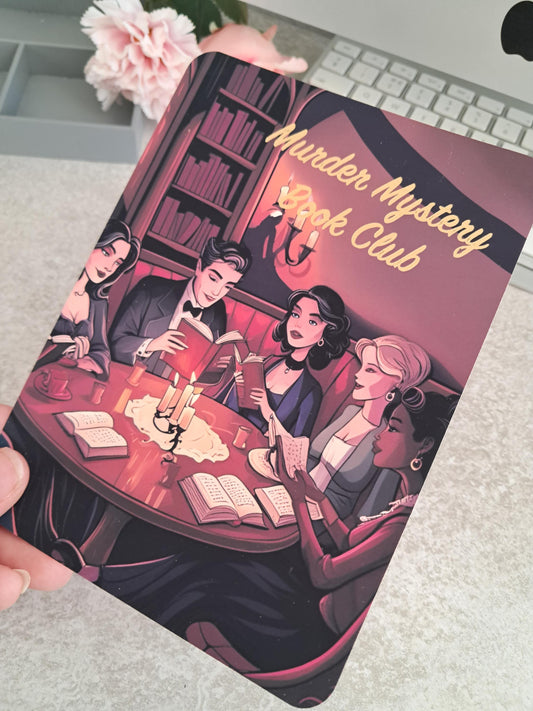 Printed foiled Custom Kindle Case Insert | Reader Gifts | Bookish | Decor | Kindle Stickers | Booktok | murder mystery book club | thriller