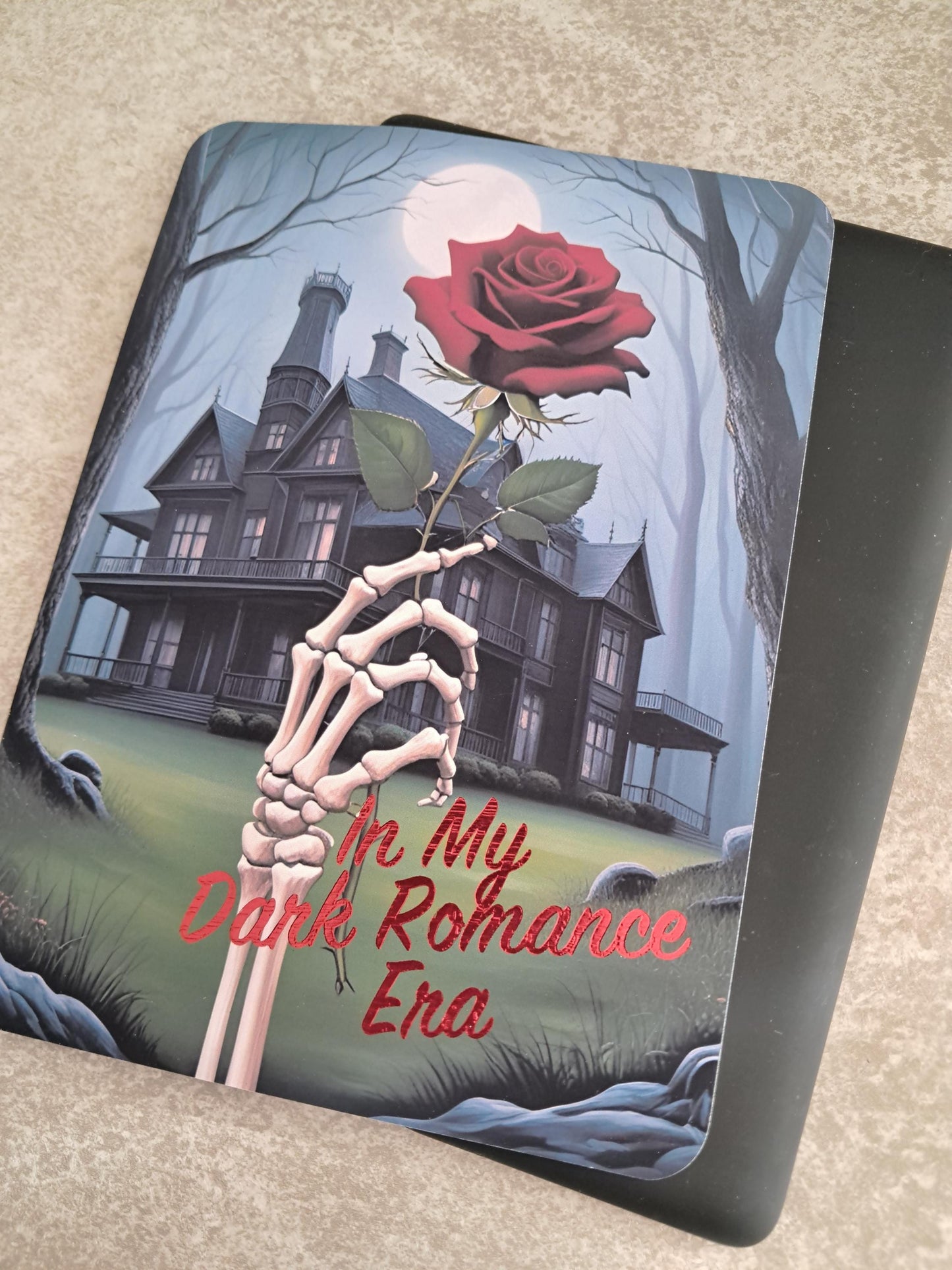 Haunting Foiled Kindle Case Insert Skin | Reader Gifts | Bookish | roses | Decor | Kindle Stickers | Booktok | Little Mouse | Adeline dark