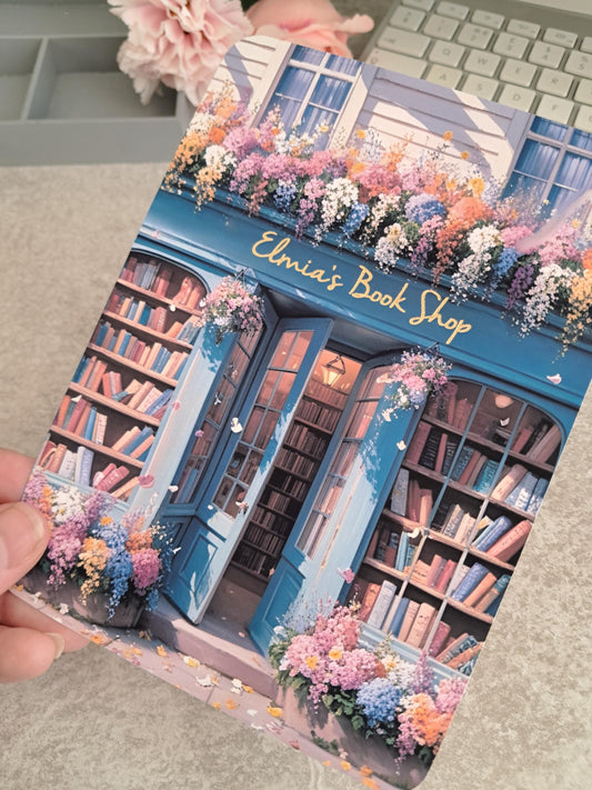 Printed and Foiled Book Shop Kindle Clear Case Insert | Reader Gifts | Bookish | Sticker | Booktok | Library Artwork Custom Name Pretty