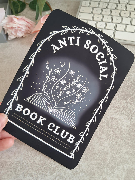 Printed Kindle clear Case Insert | Reader Gifts | Bookish | Decor | Kindle Stickers | Booktok | anti social book club| Romance | dark