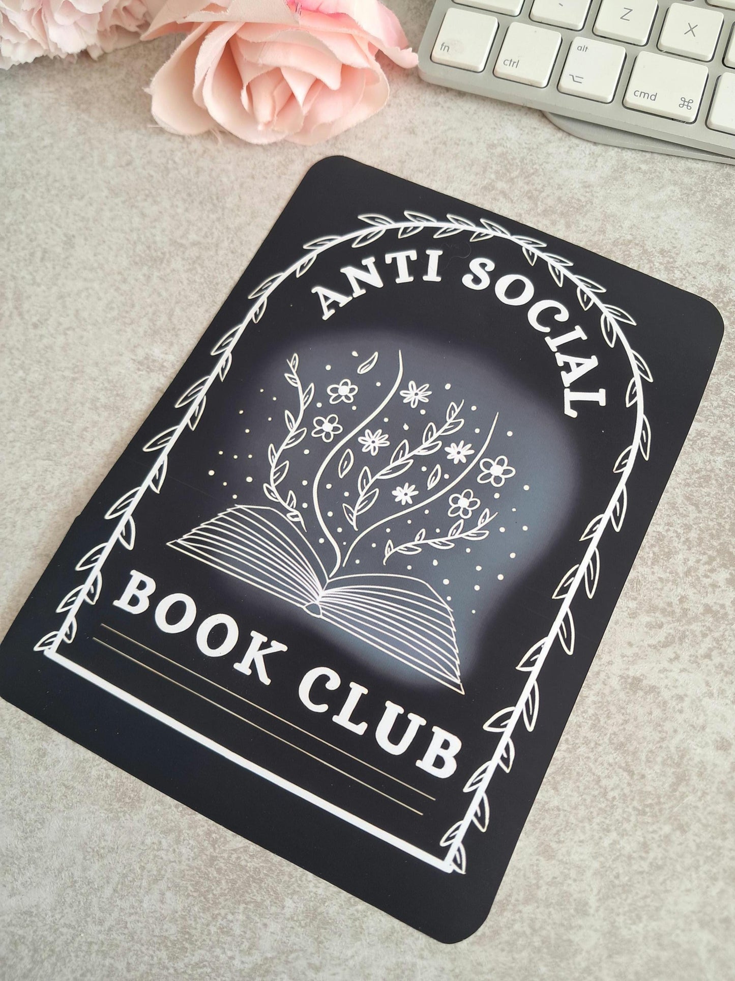 Printed Kindle clear Case Insert | Reader Gifts | Bookish | Decor | Kindle Stickers | Booktok | anti social book club| Romance | dark