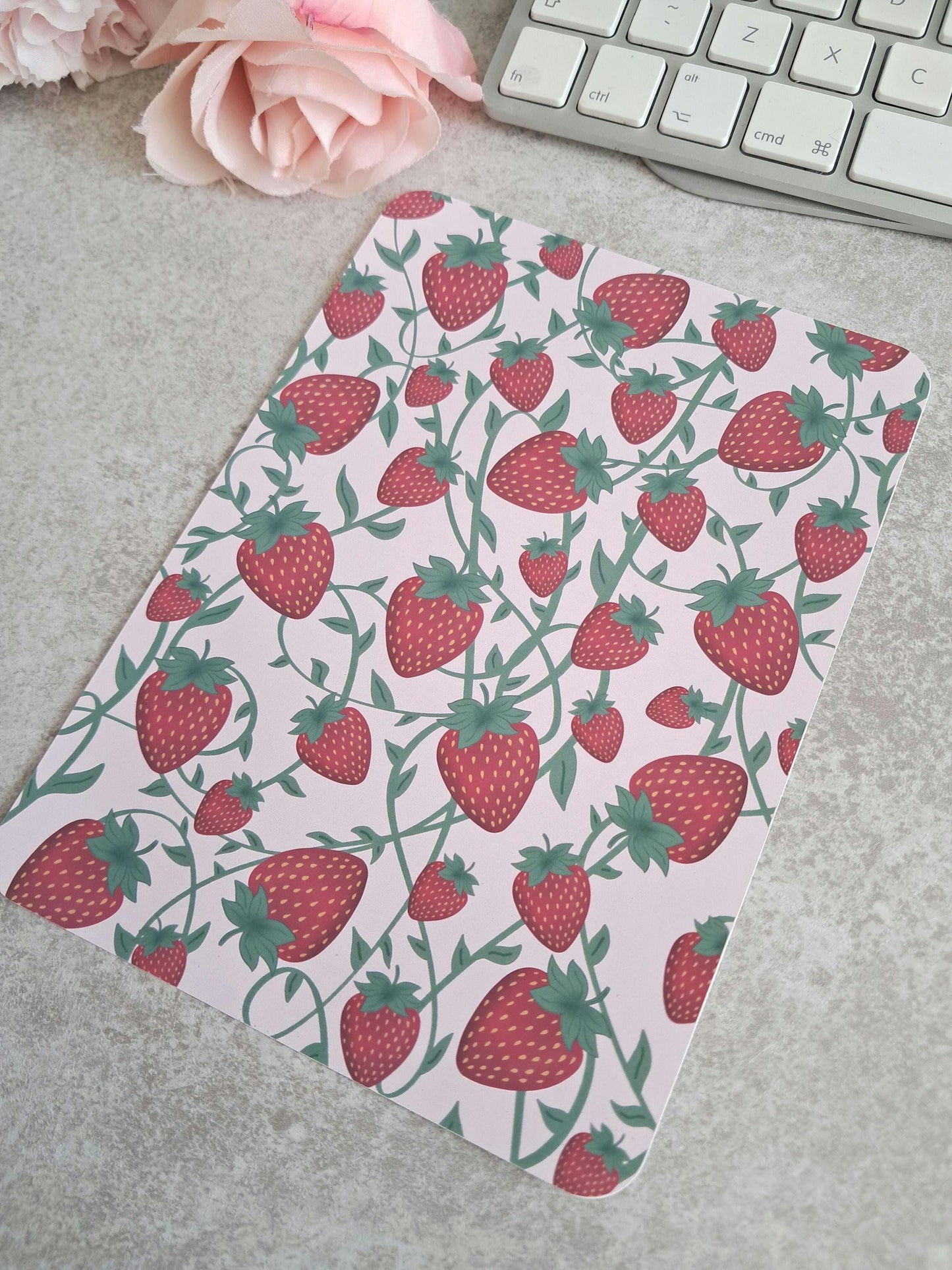 PRINTED Kindle Case Insert | Reader Gifts | Bookish | Sticker | Booktok | summer | romantic | Romance | Romantasy | Colourful |strawberry