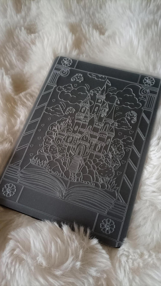 Engraved Kindle Case Insert | Reader Gifts | Bookish | Decor | Kindle Stickers | Booktok | castle adventure | dragons | fantasy | ACOTAR