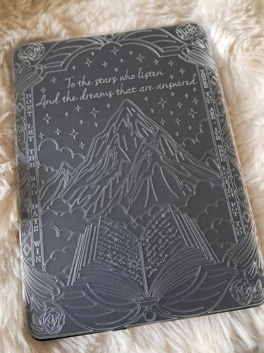 Engraved Kindle Case Insert | Reader Gifts | Bookish | night court | Decor Stickers | Booktok | high fae | dragons | fantasy | Kindle skin