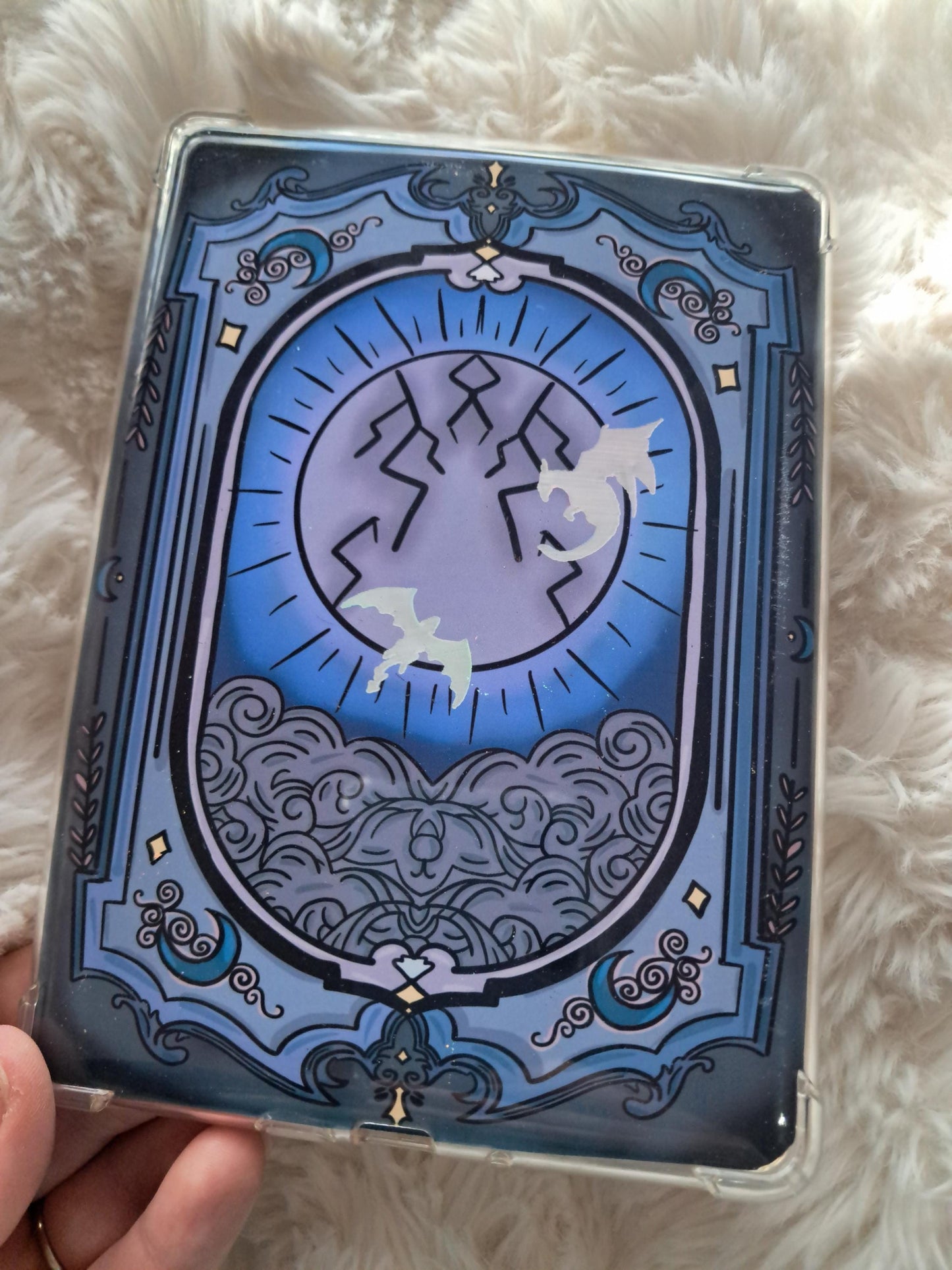Foiled Kindle Case Insert | Reader Gifts | Bookish | Sticker | Booktok | dragons | fantasy | Romance | Romantasy | storm | iron flame ACOTAR