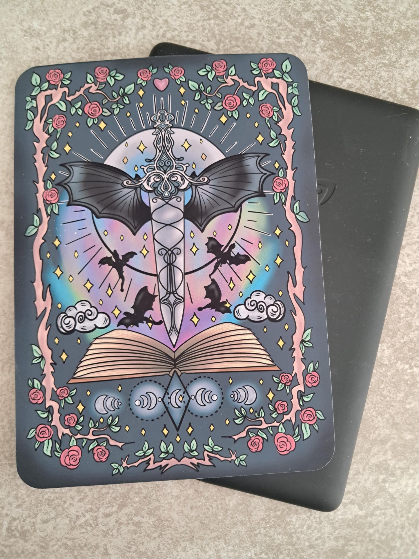 Printed Custom Kindle Case Insert | Reader Gifts | Bookish | Decor | Kindle Stickers | Booktok | dragons | fantasy | ACOTAR | Romance |