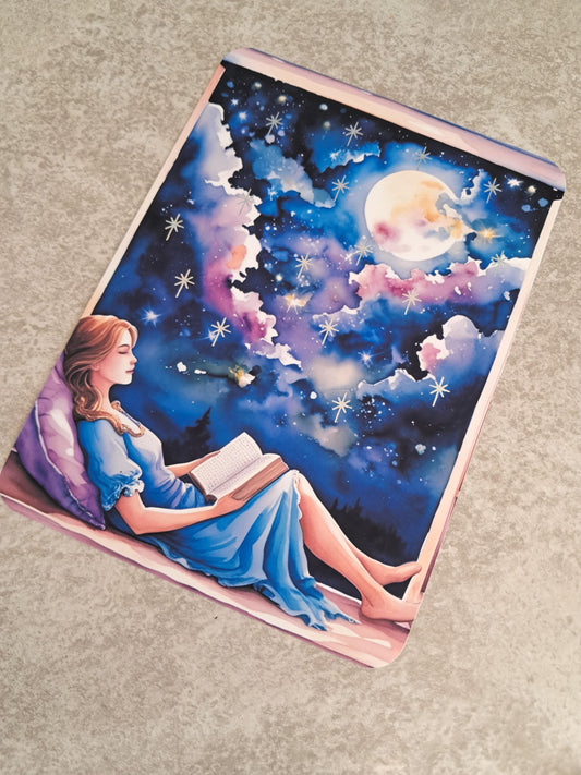 Foiled Kindle Case Insert Skin | Reader Gifts | Bookish | Night Sky | Decor | Kindle Stickers | Booktok | Dream | Dreaming Starfall Stars