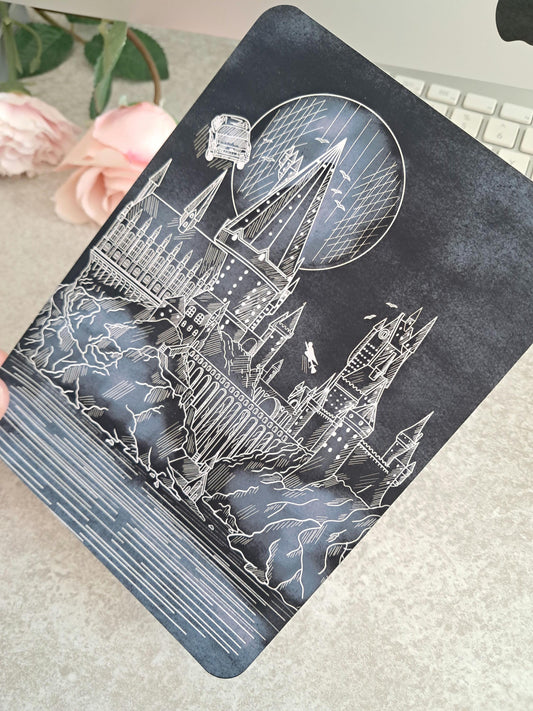 PRINTED Kindle Case Insert | Reader Gifts | Bookish | Sticker | Booktok | fantasy | Romance | Romantasy | Magic school | dark castle witch