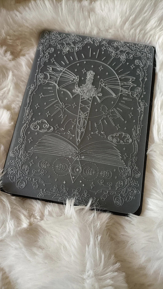 Engraved Kindle Case Insert | Reader Gifts | Bookish | roses | Decor | Kindle Stickers | Booktok | fourth wing | dragons | fantasy | ACOTAR