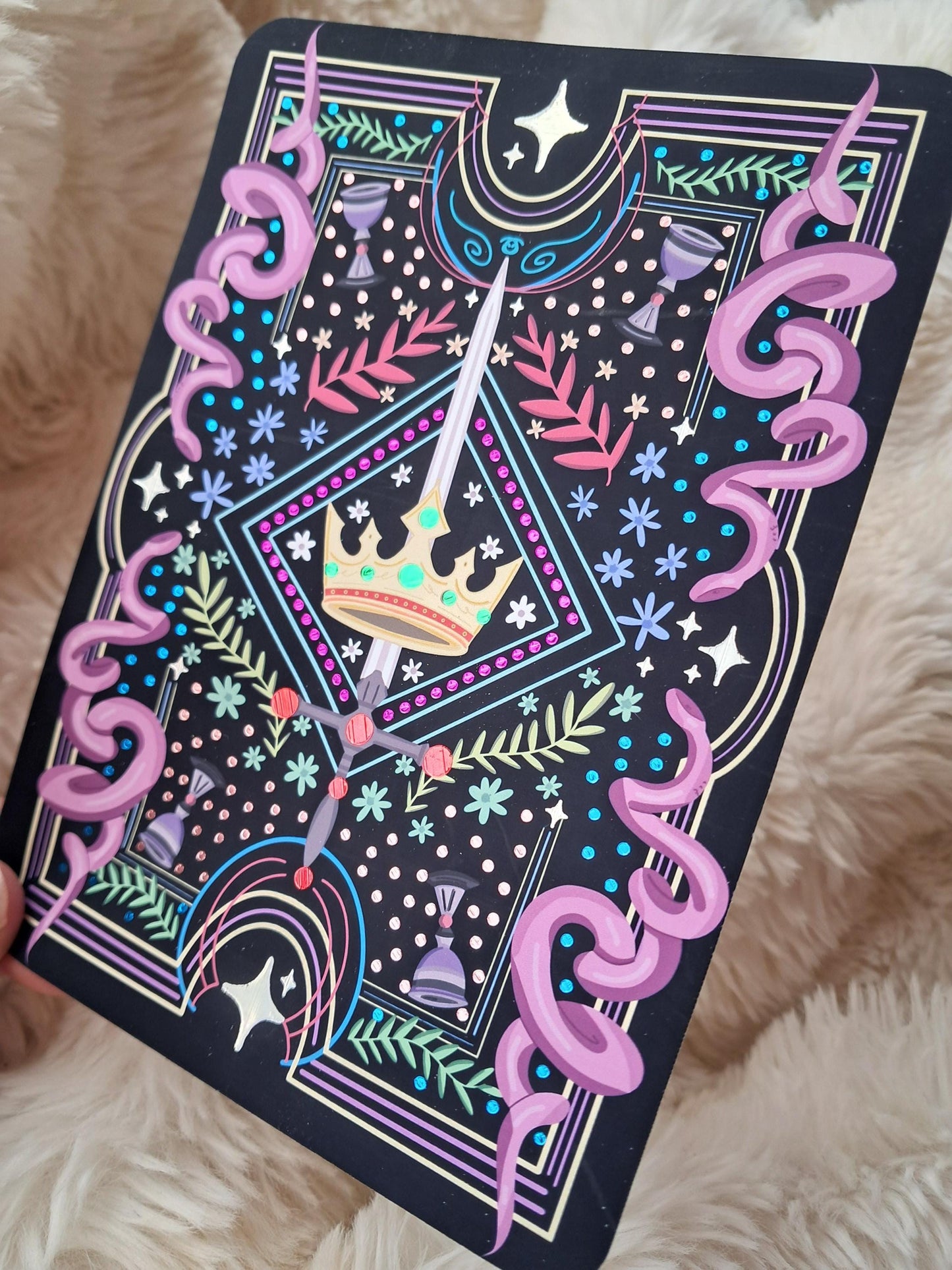 Foiled Kindle Case Insert | Reader Gifts | Bookish | Sticker | Booktok | dragon | fantasy | Romance | Romantasy | enemies Colourful | Skin