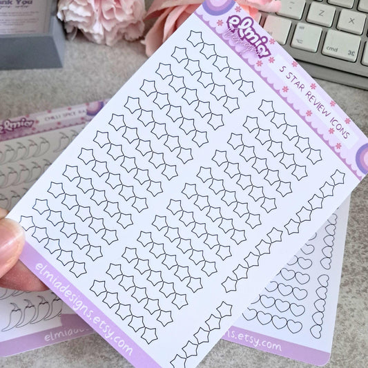 29 Book or reading journal rating stickers | 5 star rating | smut or spice | emotion | romance | review | planner stickers | vinyl sticker