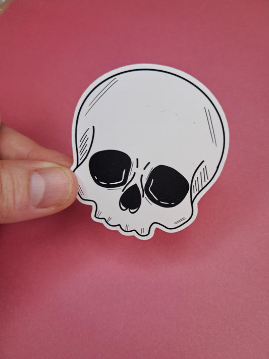 Gothic skull dark romance Reading Sticker Die cut Decal planner vinyl sticker | Kindle | Laptop | Book | Water Bottle | Bookish | Phone