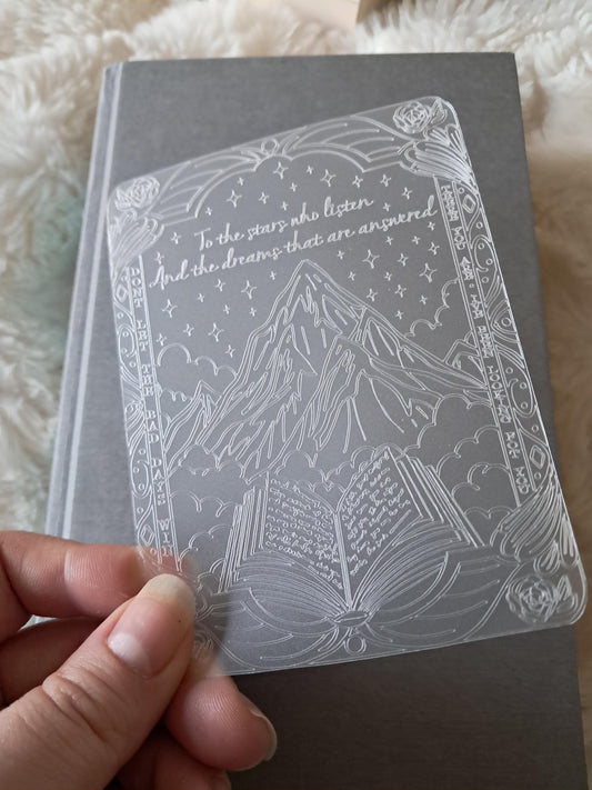 Engraved Plastic Fantasy Bookmark | Page Marker | Journal | Bookclub | Reading | Bookish Gifts booktok reader | unique | Dragon ACOTAR