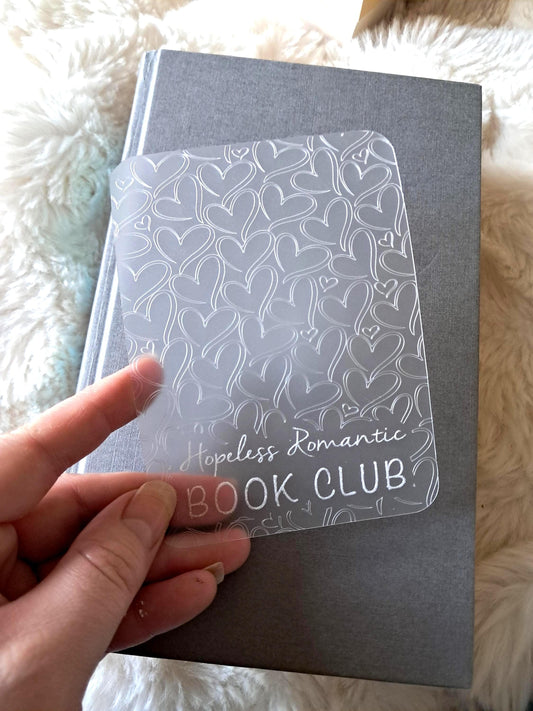 Engraved Plastic Bookmark | Page Marker | Romance | Bookclub | Reading | Bookish booktok reader gift | unique | hopeless romantic book club