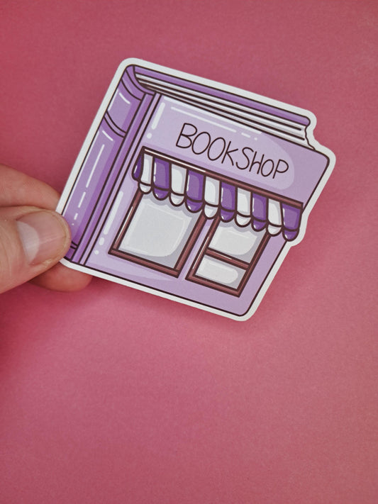 Cute book shop  reader library Reading Sticker Die cut Decal planner vinyl sticker | Kindle | Laptop | Book | Water Bottle | Bookish | Phone