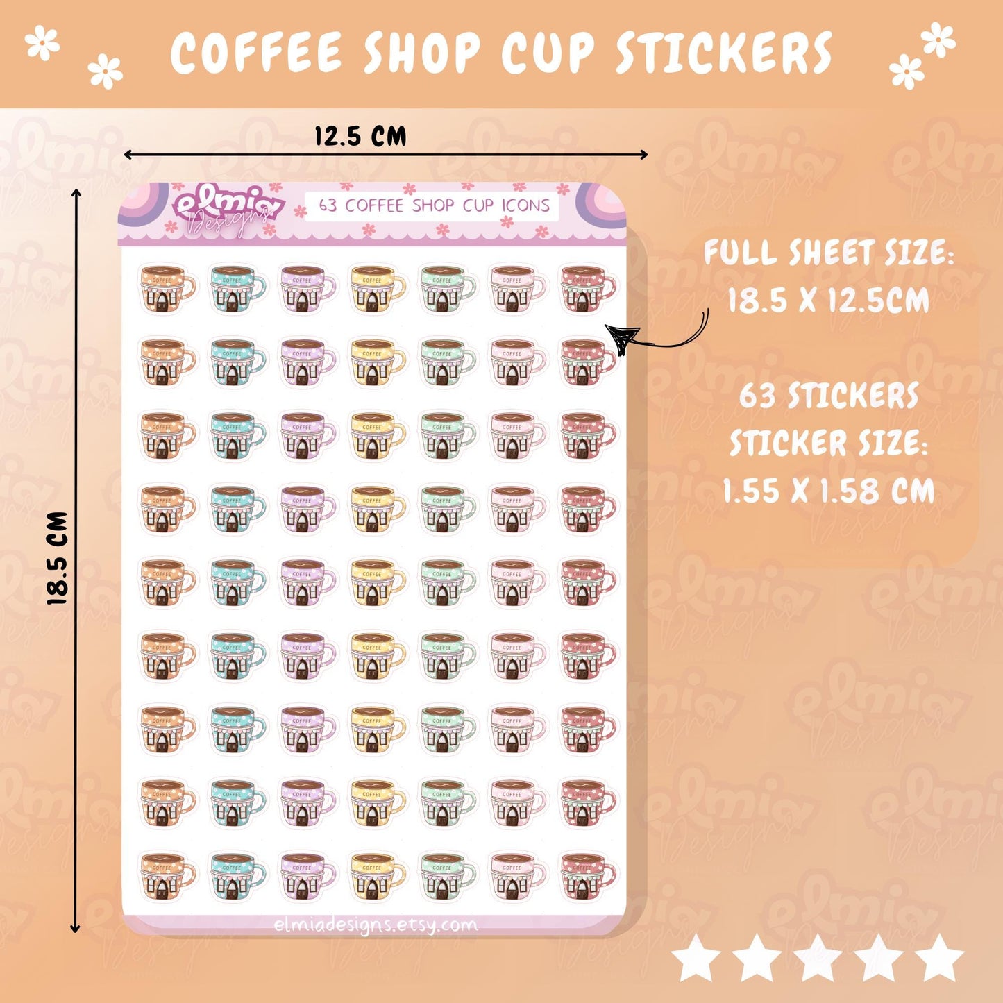 PRINTED Kawaii Cute Bright Suitcase Briefcase Planner Stickers | Holiday | Planning | Journaling | Work Summer Mini Size Travel Multicolour