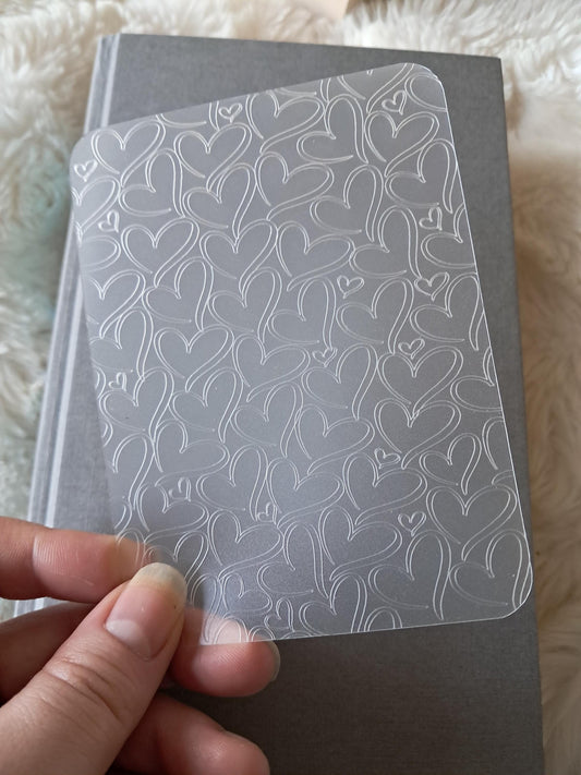 Engraved Plastic Romance Bookmark | Page Marker | Journal | Bookclub | Reading | Bookish Gifts booktok  unique | Hearts Love Reader Gift