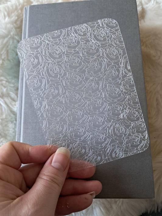 Engraved Plastic Fantasy Bookmark | Page Marker | Journal | Bookclub | Reading | Bookish Gifts booktok reader Roses Romance Romantic Book