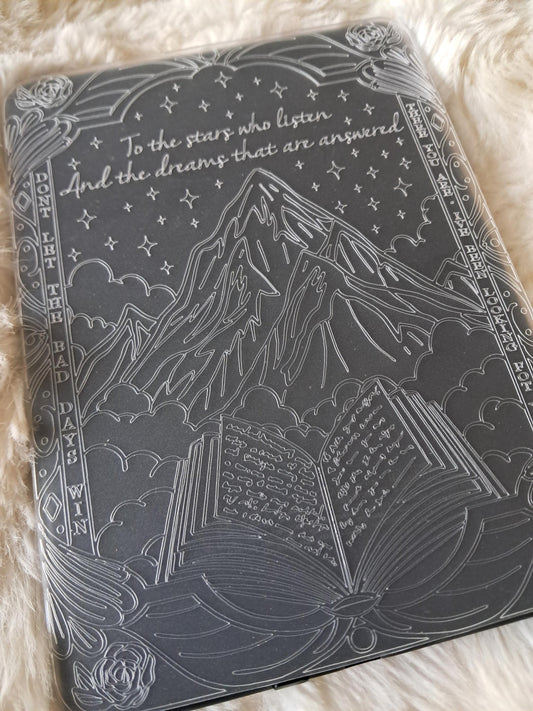 Engraved Kindle Case Insert | Reader Gifts | Bookish | night court | Decor Stickers | Booktok | high fae | dragons | fantasy | Kindle skin