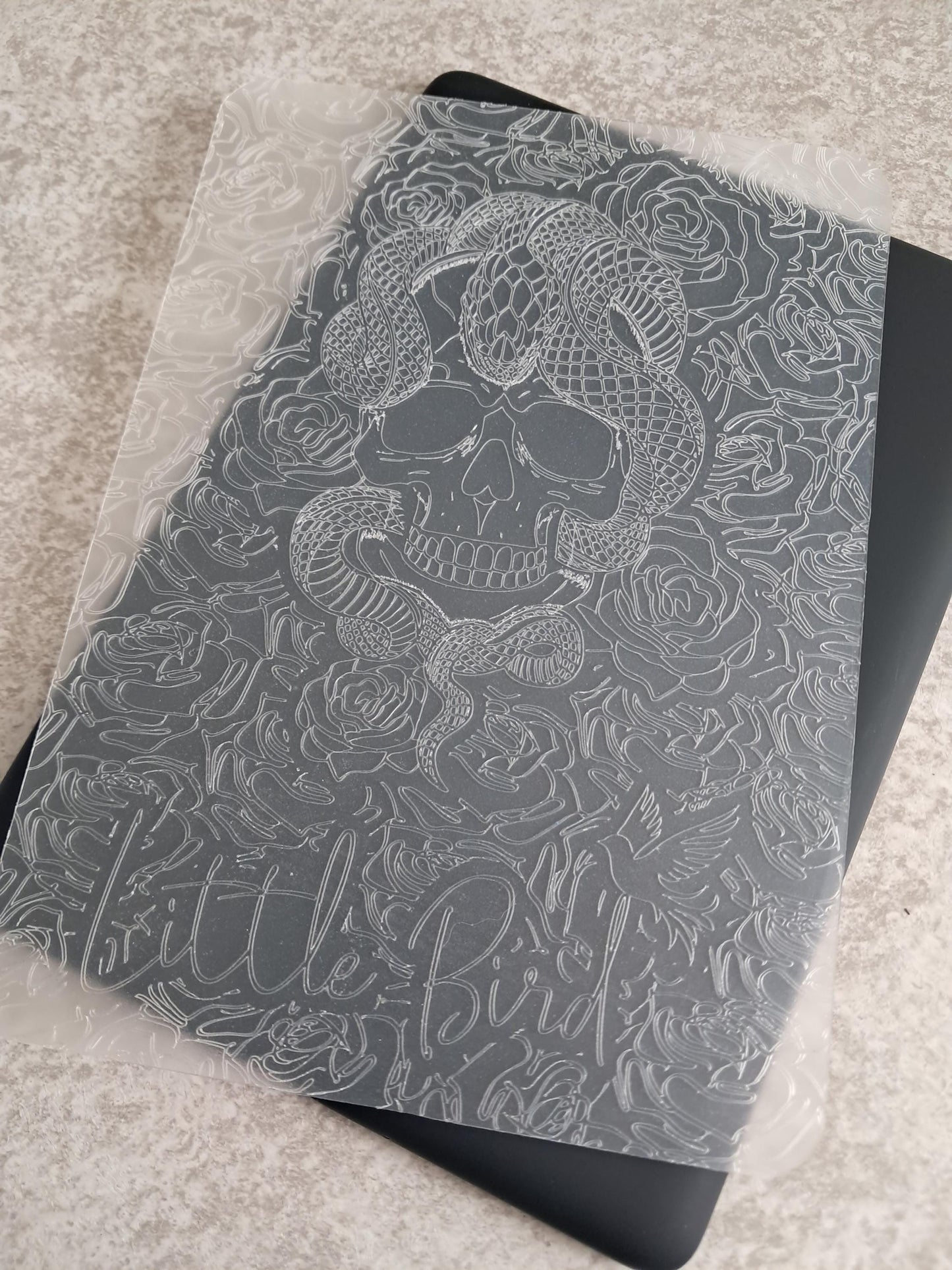 Engraved Kindle Case Insert | Reader Gifts | Bookish | viper rose| Decor | Kindle Sticker | Booktok | skull | fantasy | dark romance | snake