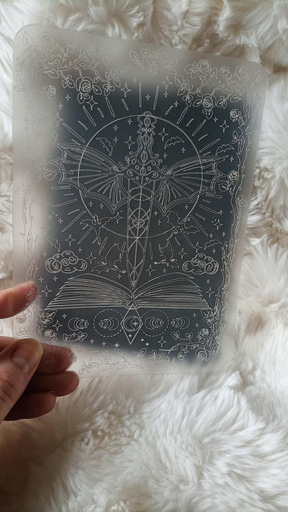 Engraved Kindle Case Insert | Reader Gifts | Bookish | romance | Decor | Kindle Sticker | Booktok | dragons | fantasy | dark romance | dream