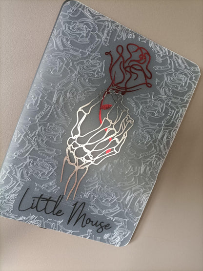 Haunting Foiled Kindle Case Insert Skin | Reader Gifts | Bookish | roses | Decor | Kindle Stickers | Booktok | skull  | Halloween dark