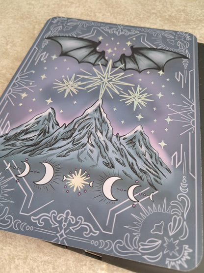 Foiled Kindle Case Insert | Reader Gifts | Bookish | Night | Decor | acotar Sticker | Booktok | romantasy | Moon Phase | fantasy | Starlight