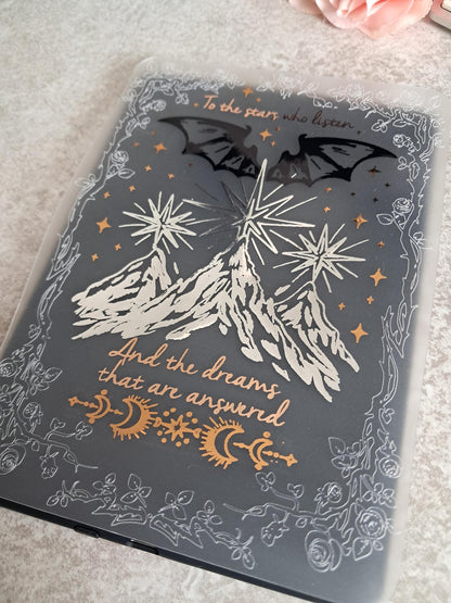 Foiled Kindle Case Insert | Reader Gifts | Bookish | Velaris | Decor | Kindle Stickers | Booktok | Rhysand | Faerie | Fae | fantasy | ACOTAR