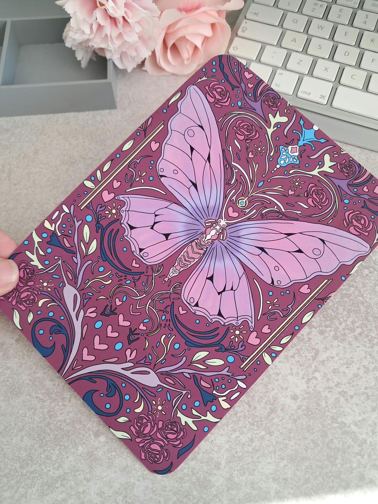 Printed Kindle Case Insert | Reader Gifts | Bookish | roses | Decor | Kindle Stickers | Booktok | fantasy romance kindle vinyl sticker girly