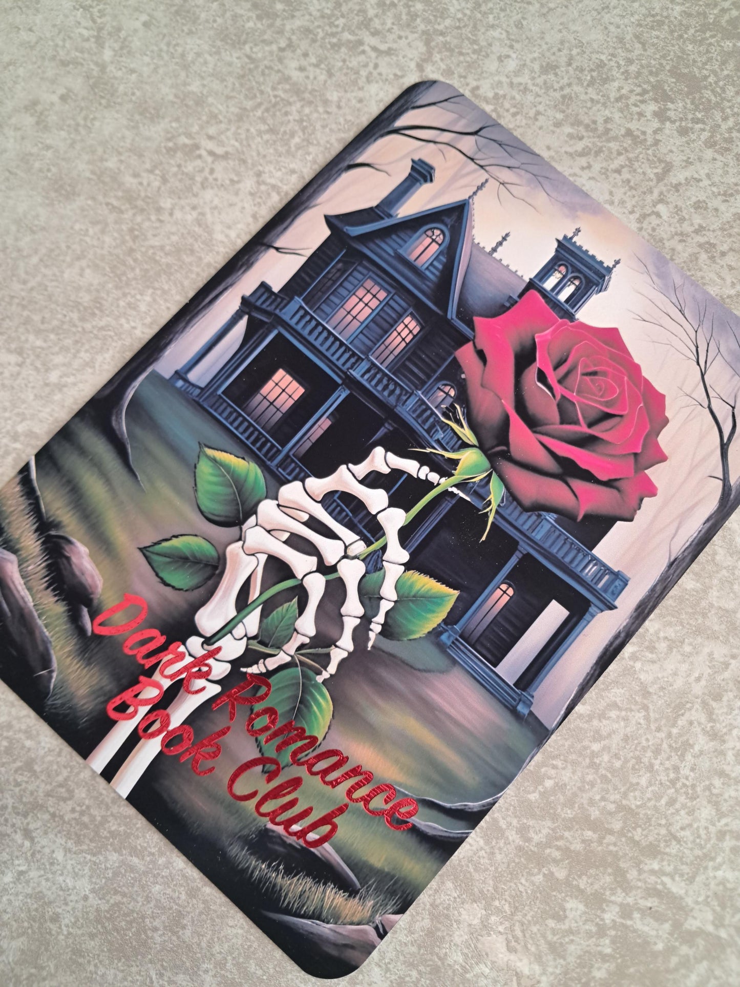 Haunting Foiled Kindle Clear Case Insert | Reader Gift | Bookish | roses | Decor | Stickers | Booktok | Little Mouse |  Adeline dark romance