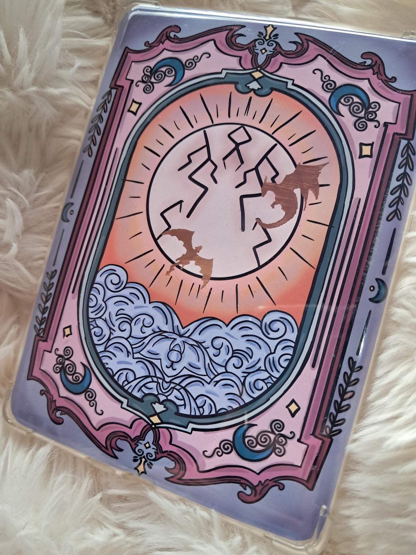Foiled Kindle Case Insert | Reader Gifts | Bookish | Sticker | Booktok | dragons | fantasy | Romance | Romantasy storm | fourth wing ACOTAR