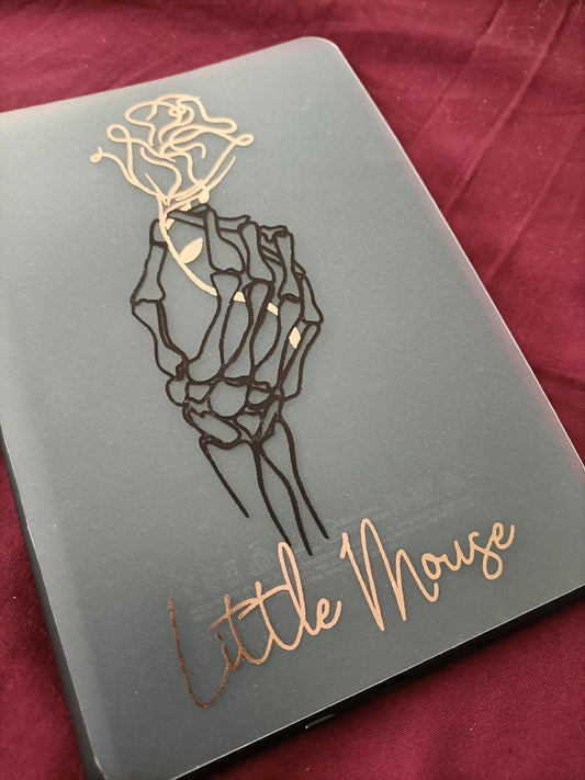 Haunting Foiled Kindle Clear Case Insert skin | Reader Gifts | Bookish | dark romance | Kindle Stickers | Booktok | Little Mouse | Adeline