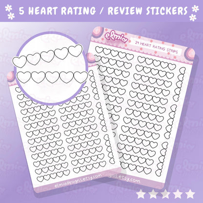 29 Book or reading journal rating stickers | star rating | smut or spice | emotion | romance | review | planner stickers | vinyl sticker