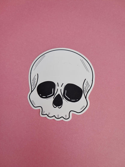Gothic skull dark romance Reading Sticker Die cut Decal planner vinyl sticker | Kindle | Laptop | Book | Water Bottle | Bookish | Phone