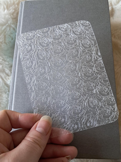 Engraved Plastic Fantasy Bookmark | Page Marker | Journal | Bookclub | Reading | Bookish Gifts booktok reader Roses Romance Romantic Book