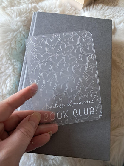 Engraved Plastic Bookmark | Page Marker | Romance | Bookclub | Reading | Bookish booktok reader gift | unique | hopeless romantic book club