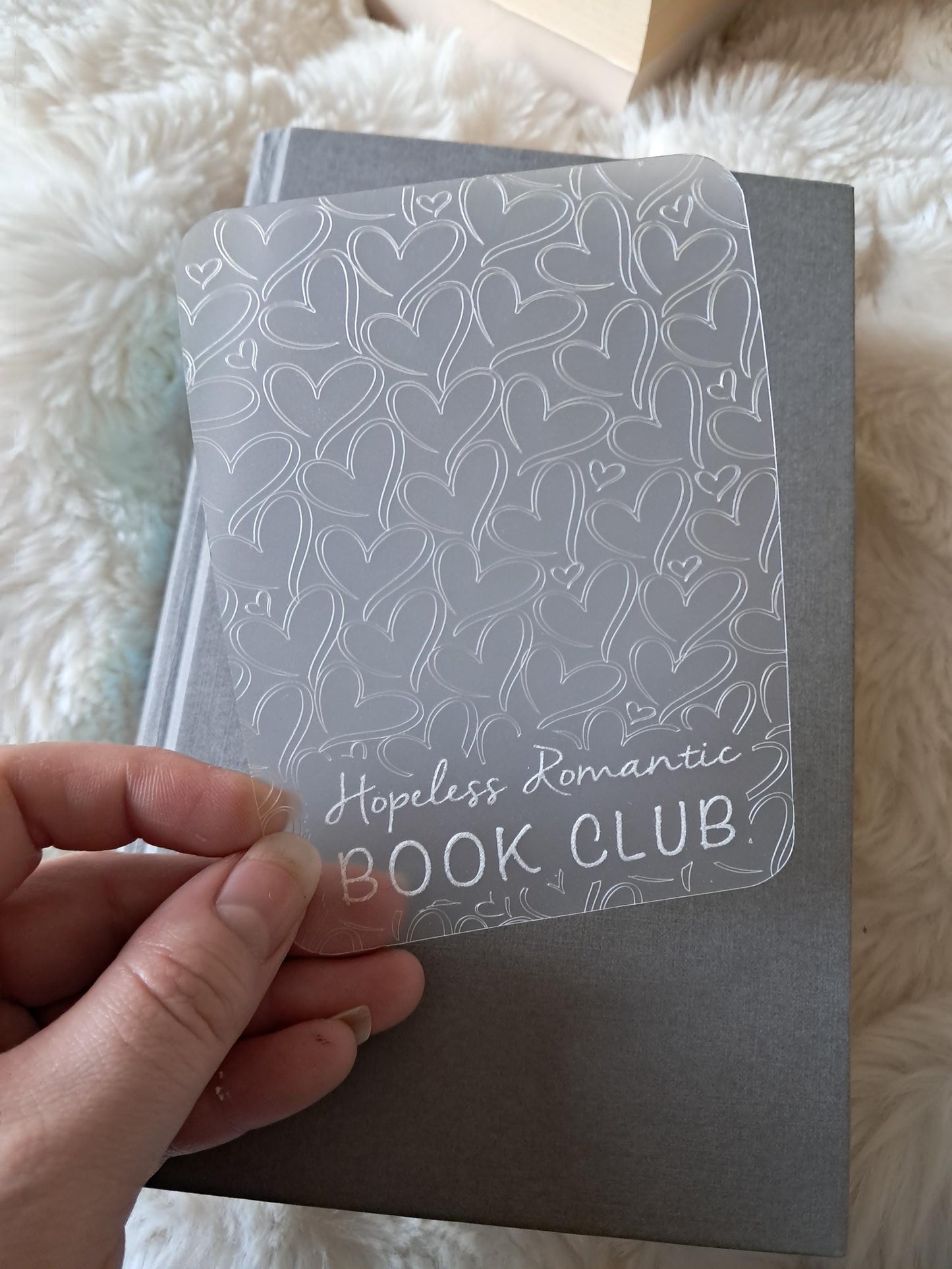 Engraved Plastic Bookmark | Page Marker | Romance | Bookclub | Reading | Bookish booktok reader gift | unique | hopeless romantic book club