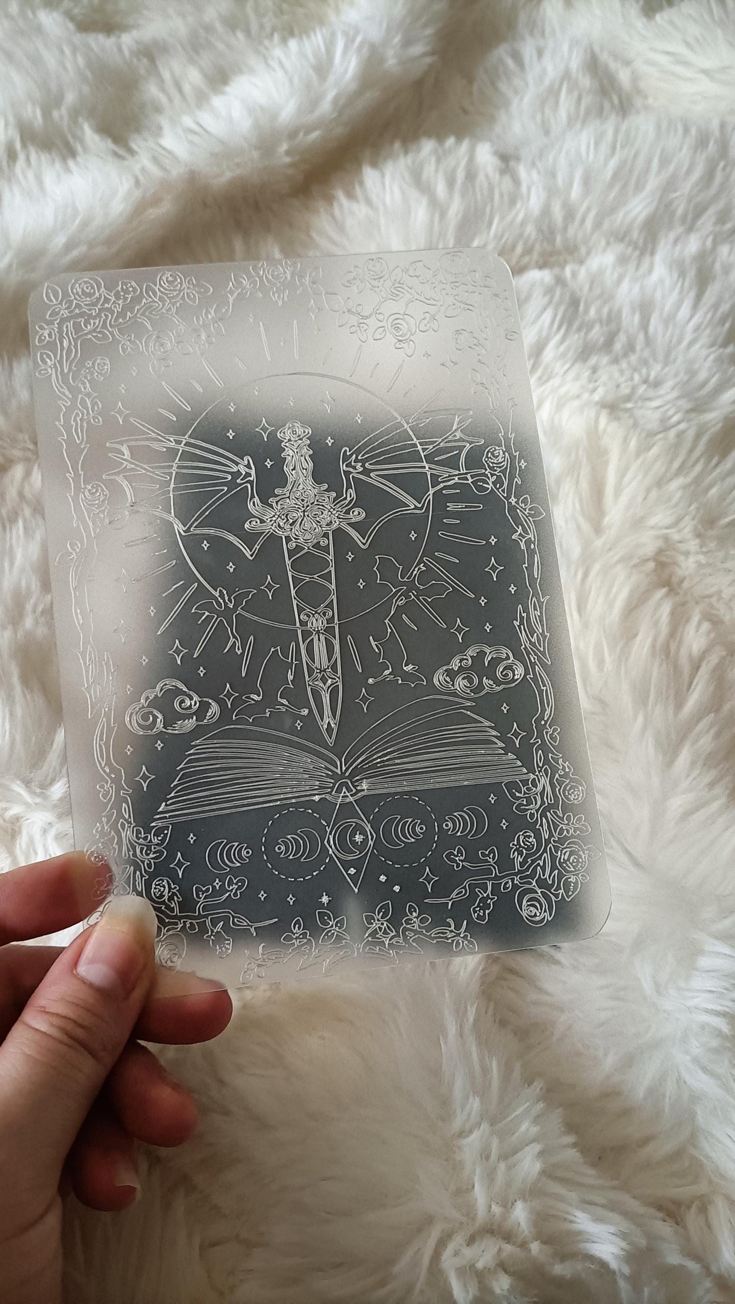 Engraved Kindle Case Insert | Reader Gifts | Bookish | roses | Decor | Kindle Stickers | Booktok | fourth wing | dragons | fantasy | ACOTAR