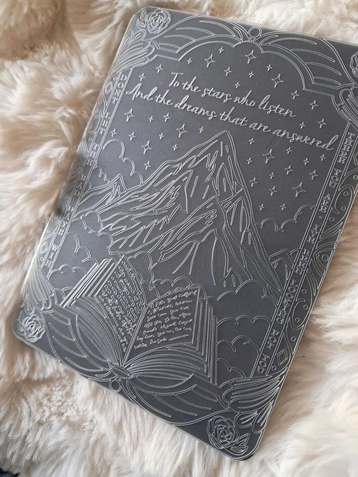 Engraved Kindle Case Insert | Reader Gifts | Bookish | night court | Decor Stickers | Booktok | high fae | dragons | fantasy | Kindle skin