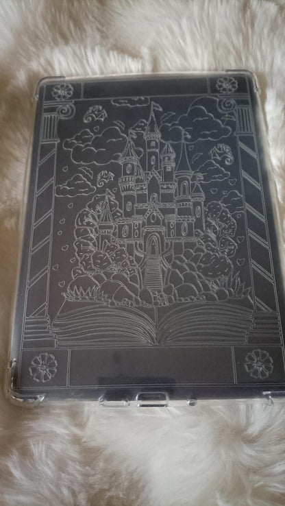 Engraved Kindle Case Insert | Reader Gifts | Bookish | Decor | Kindle Stickers | Booktok | castle adventure | dragons | fantasy | ACOTAR