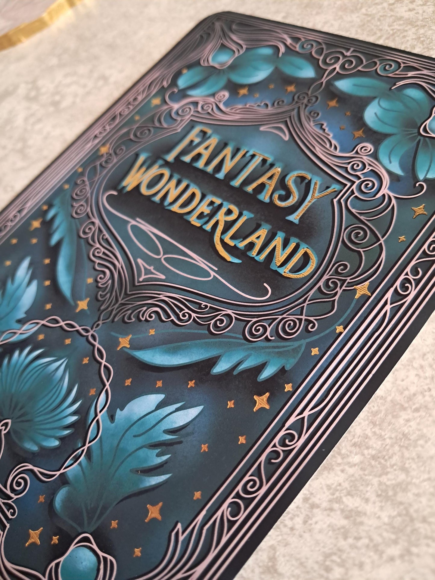 Foiled Kindle Case Insert | Reader Gifts | Bookish | Sticker | Booktok | dragons | fantasy | Romance | Romantasy | fantasy wonderland Skin